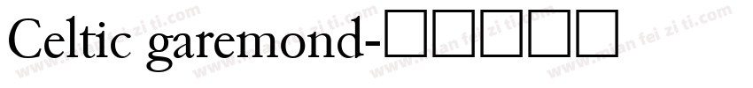 Celtic garemond字体转换